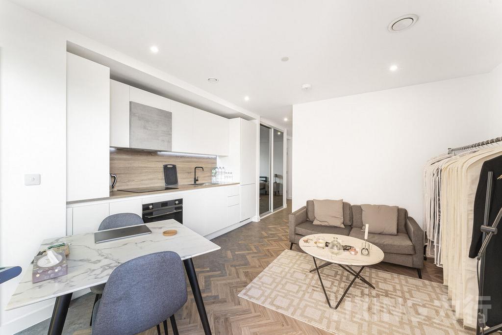 Open-plan living area, open plan living