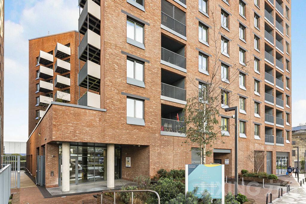 Apartment building facade, block of apartments