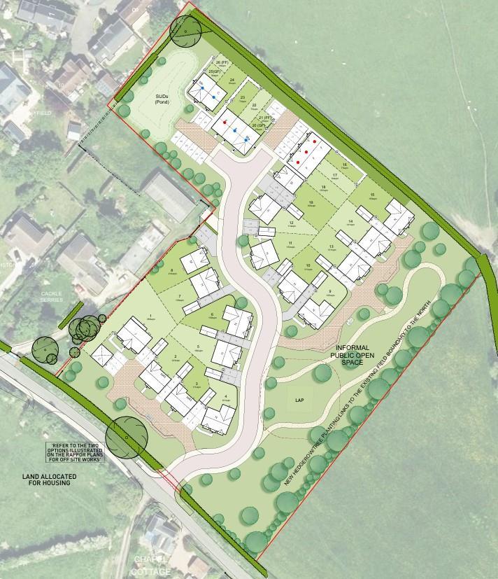 Street scene with property