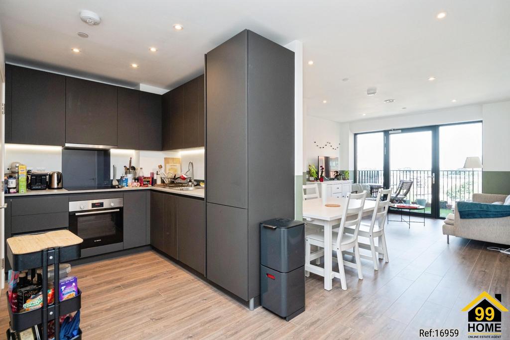 Kitchen, open plan living