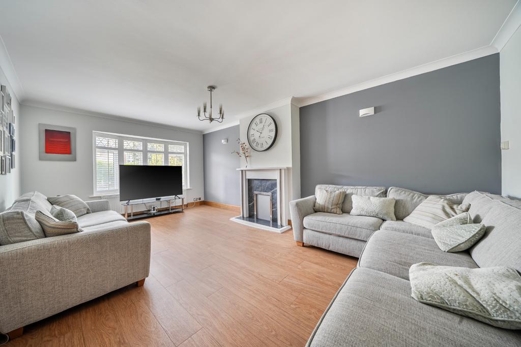 Living room, fireplace