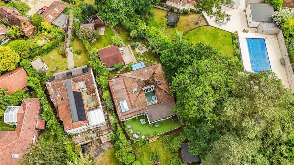 Aerial view, land