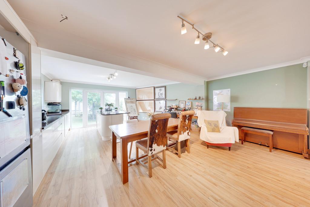 Open-plan living area, open plan living