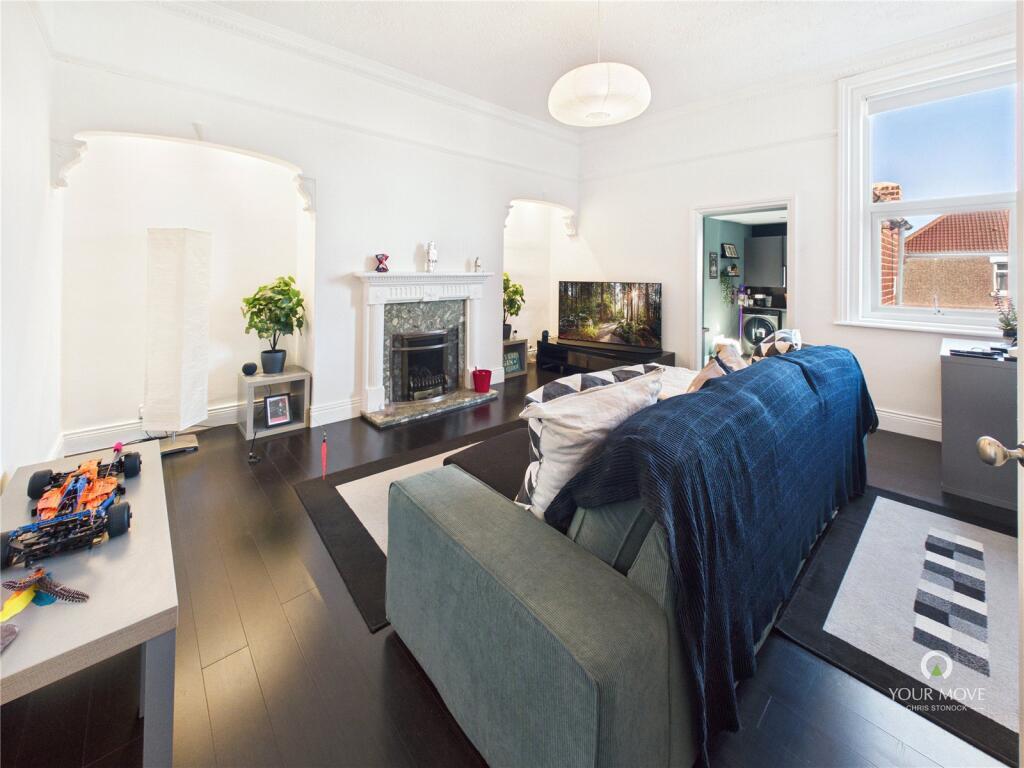 Living room, fireplace