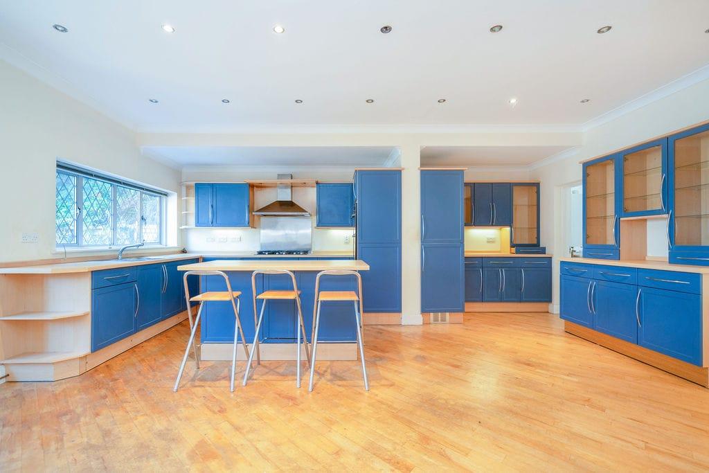 Open-plan living area, open plan living