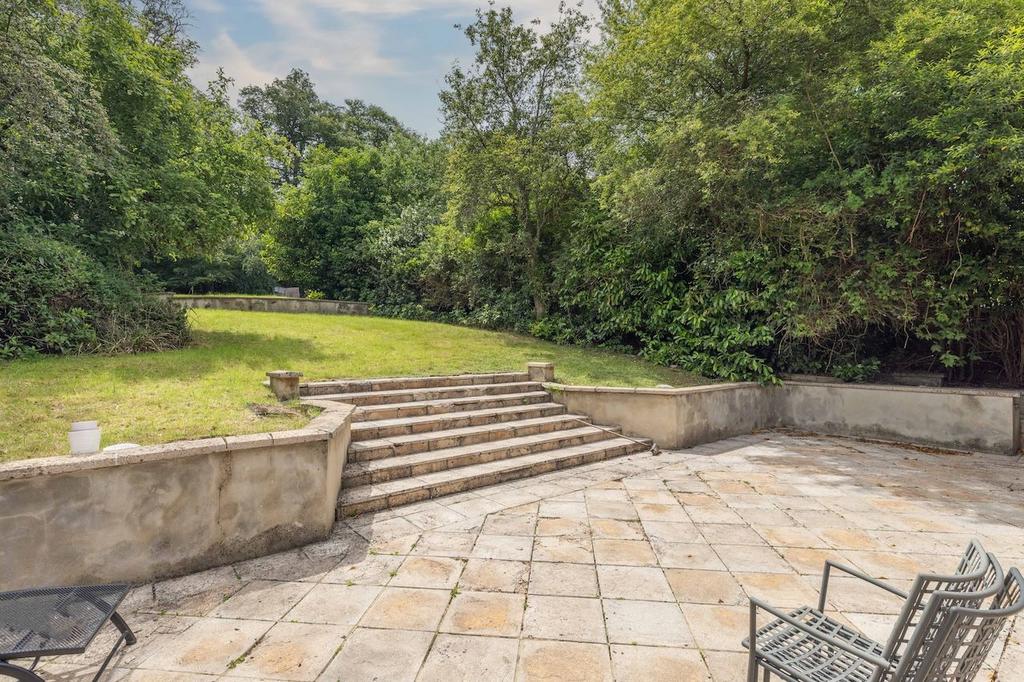 Patio view, garden
