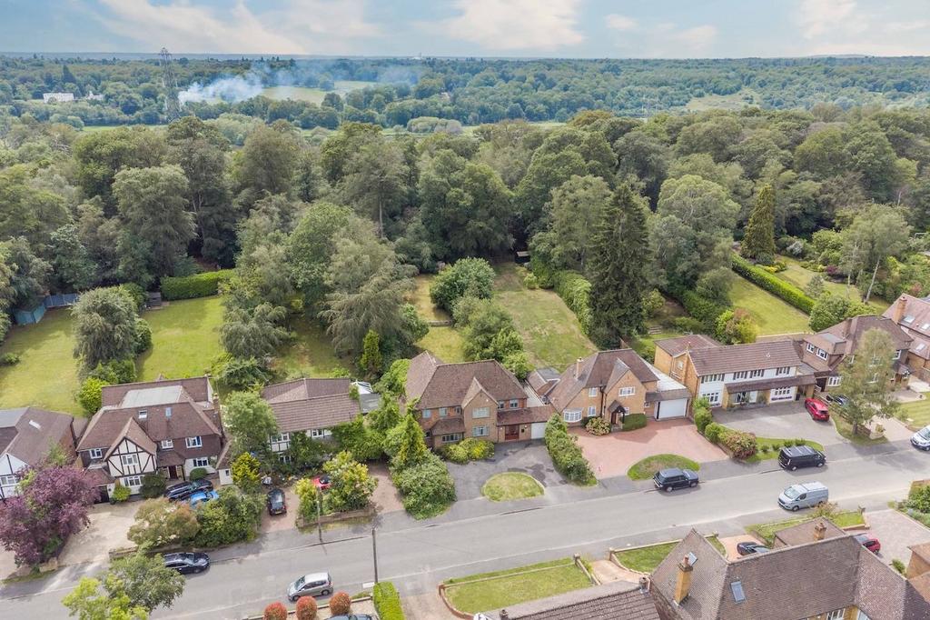 Aerial view, land