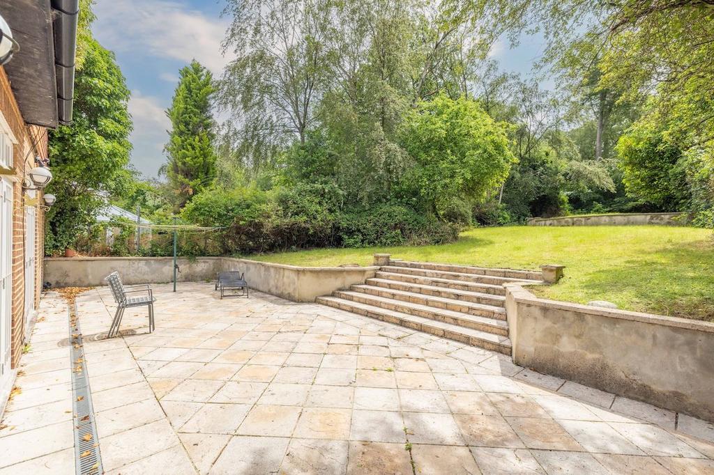 Patio view, garden