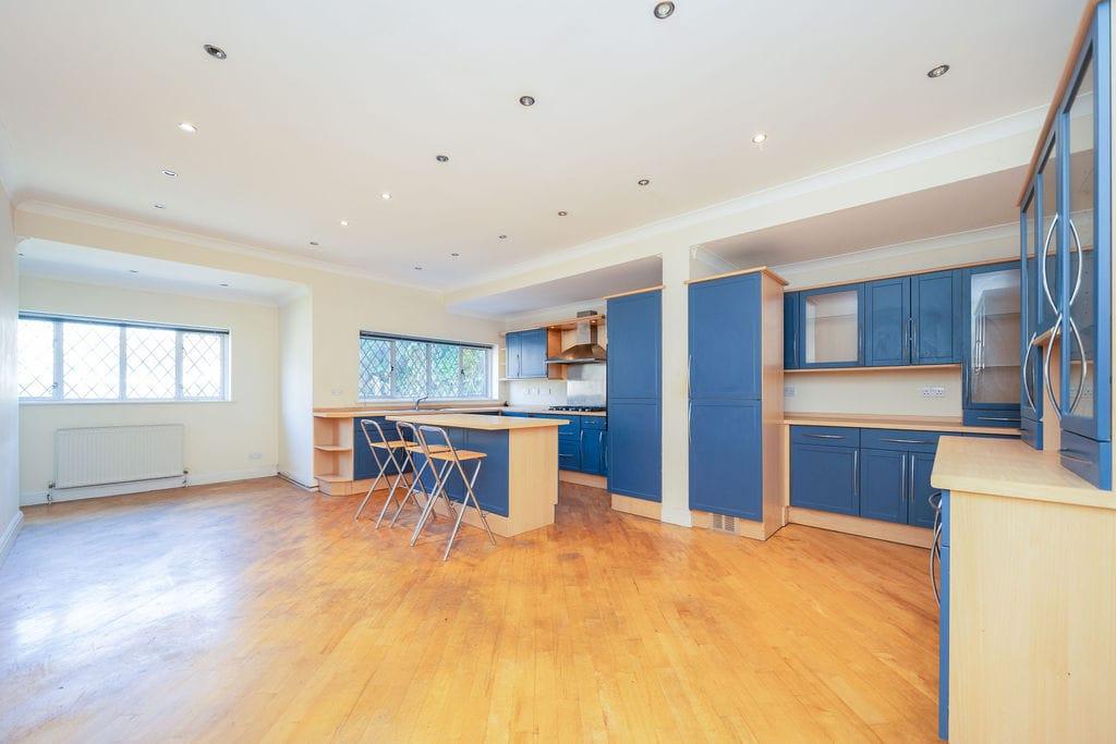 Open-plan living area, open plan living
