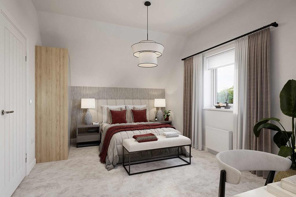 There is plenty of room for a King size bed in...