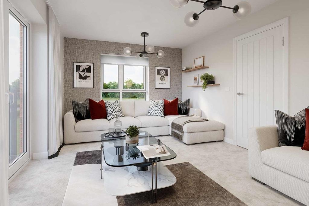 Plenty of room for two sofas