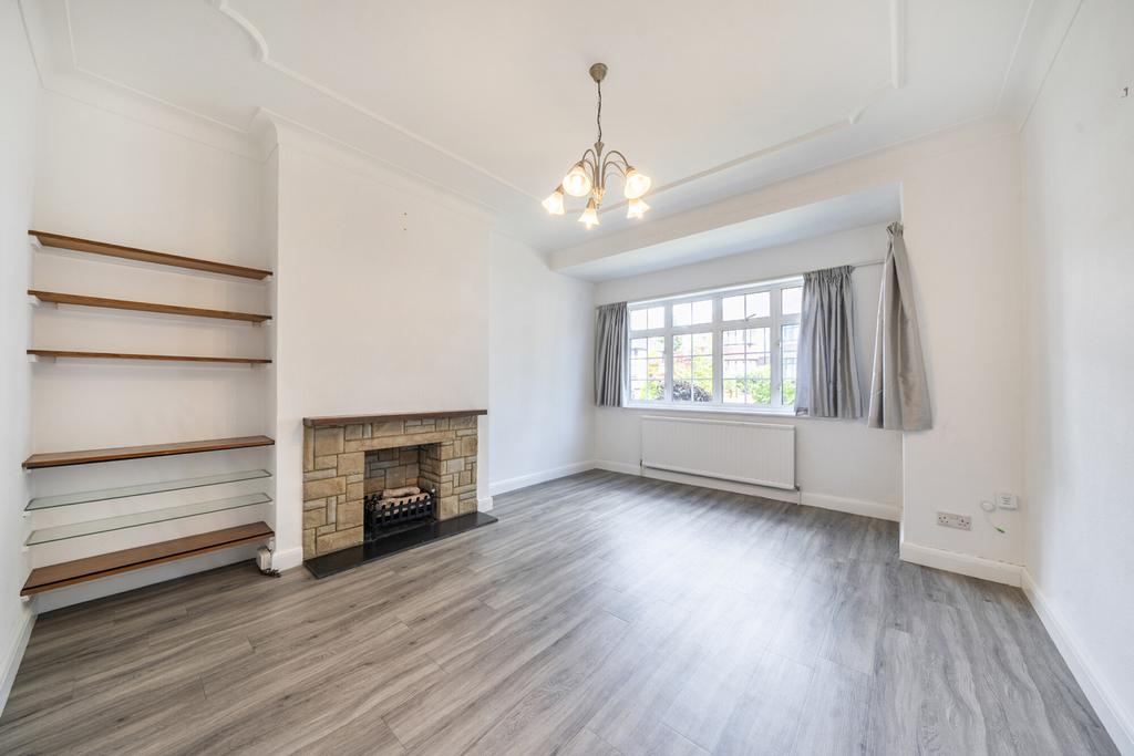 Living room, fireplace