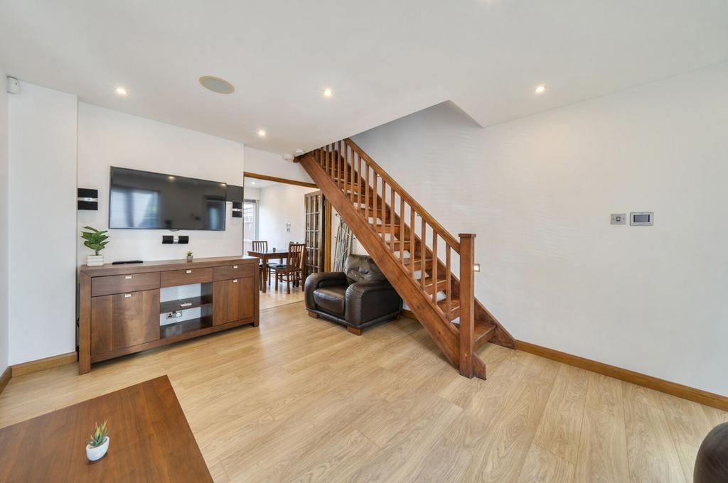 Open-plan living area, open plan living