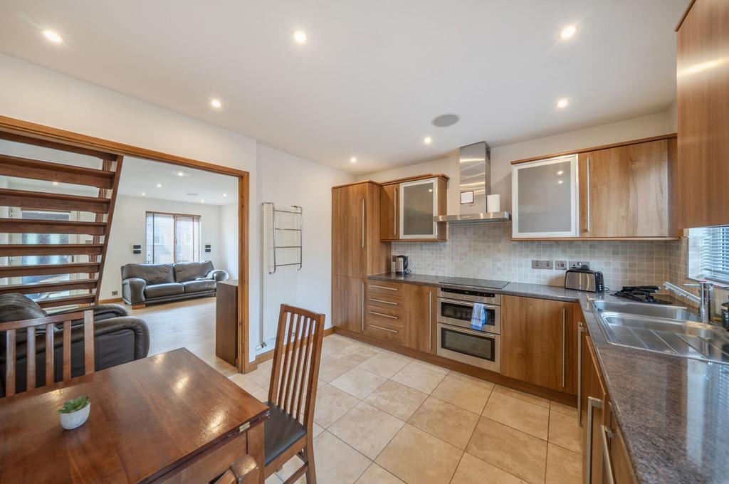 Open-plan living area, open plan living
