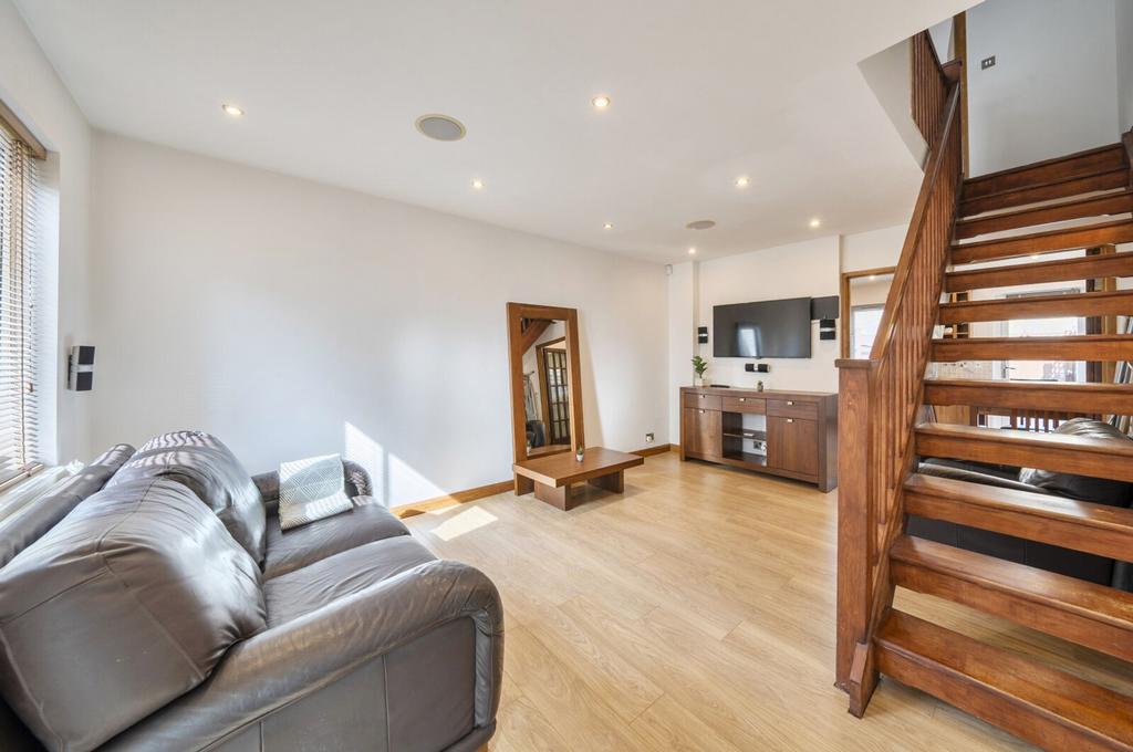Open-plan living area, open plan living