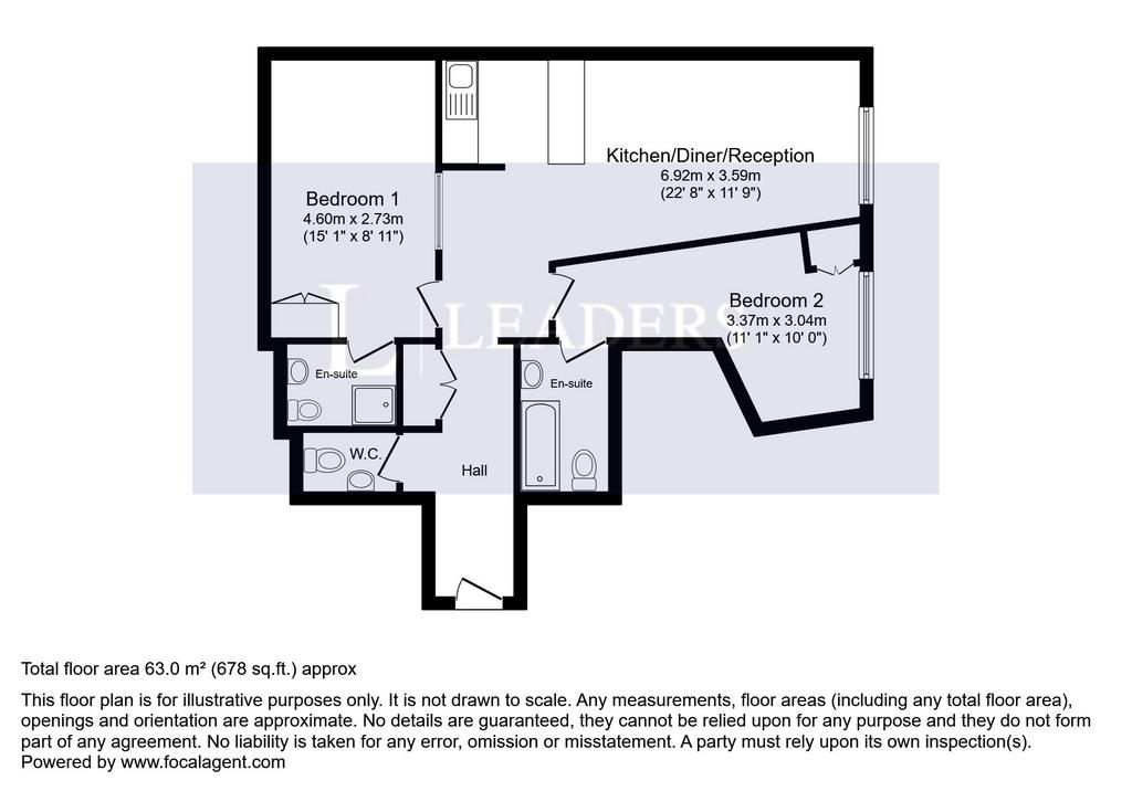 Apartment in Nottingham, Rainbow Quarter, St Ann's - View 5