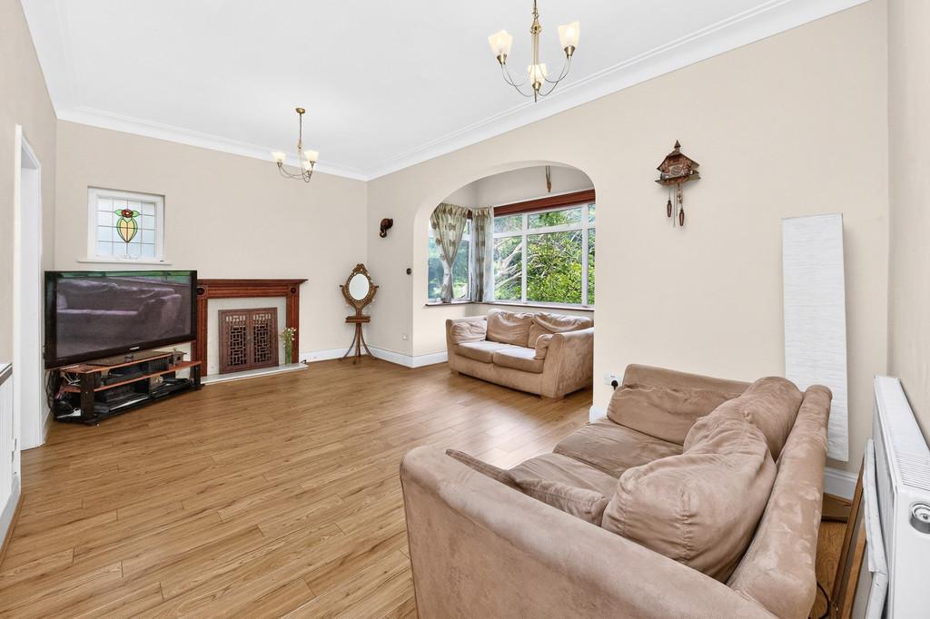 Living room, fireplace
