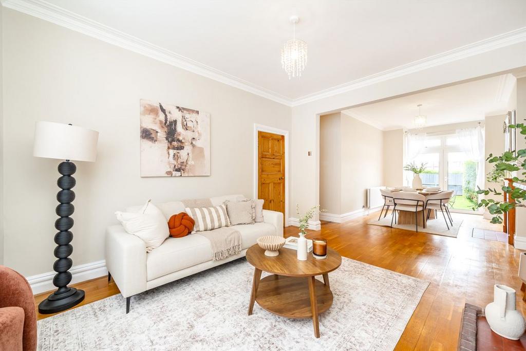 Open-plan living area, open plan living