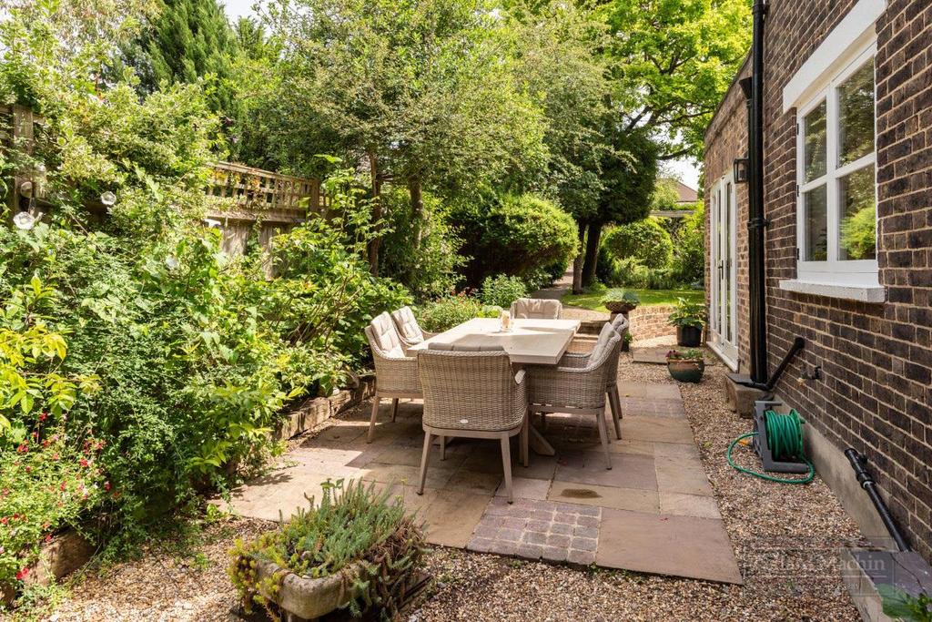 Patio view, garden