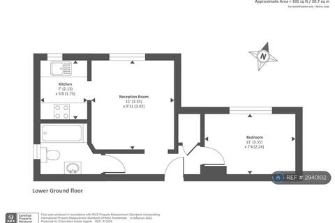 1 bedroom flat to rent, Holly Lodge Mansions, London, N6