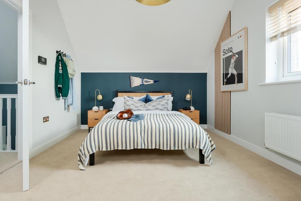 There is plenty of room for a King size bed in...