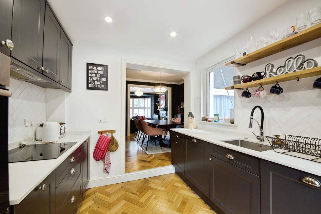 Kitchen, open plan living