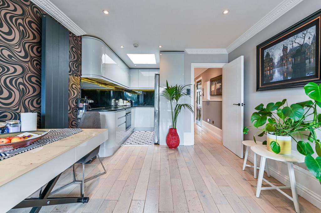 Open-plan living area, open plan living