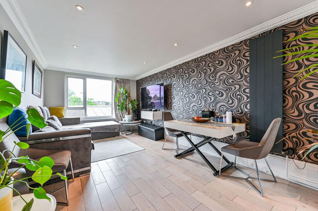 Open-plan living area, open plan living
