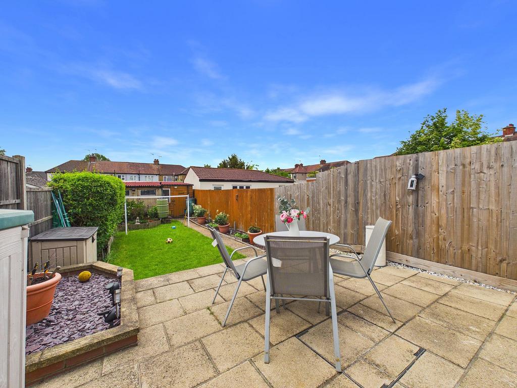Patio view, garden