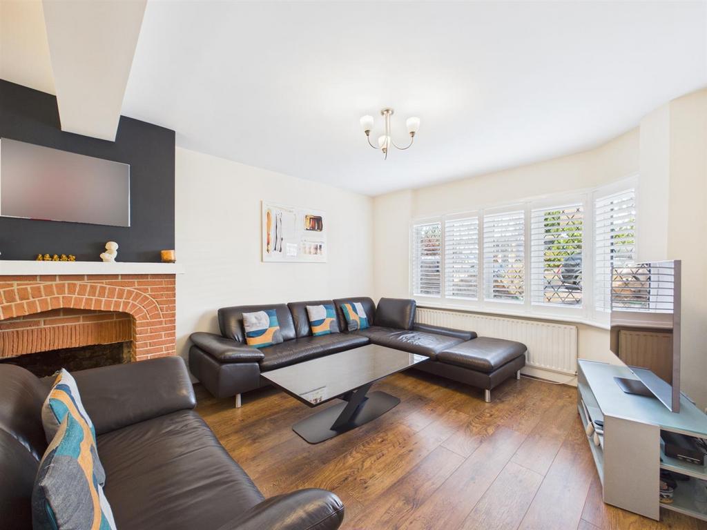 Living room, fireplace