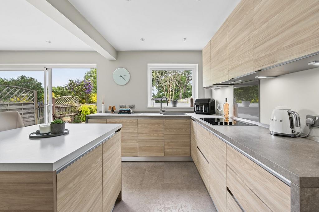 Kitchen, open plan living