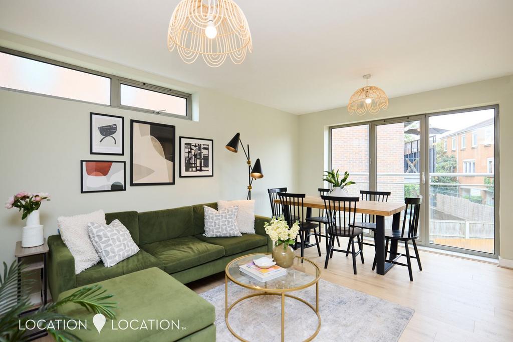 Open-plan living area