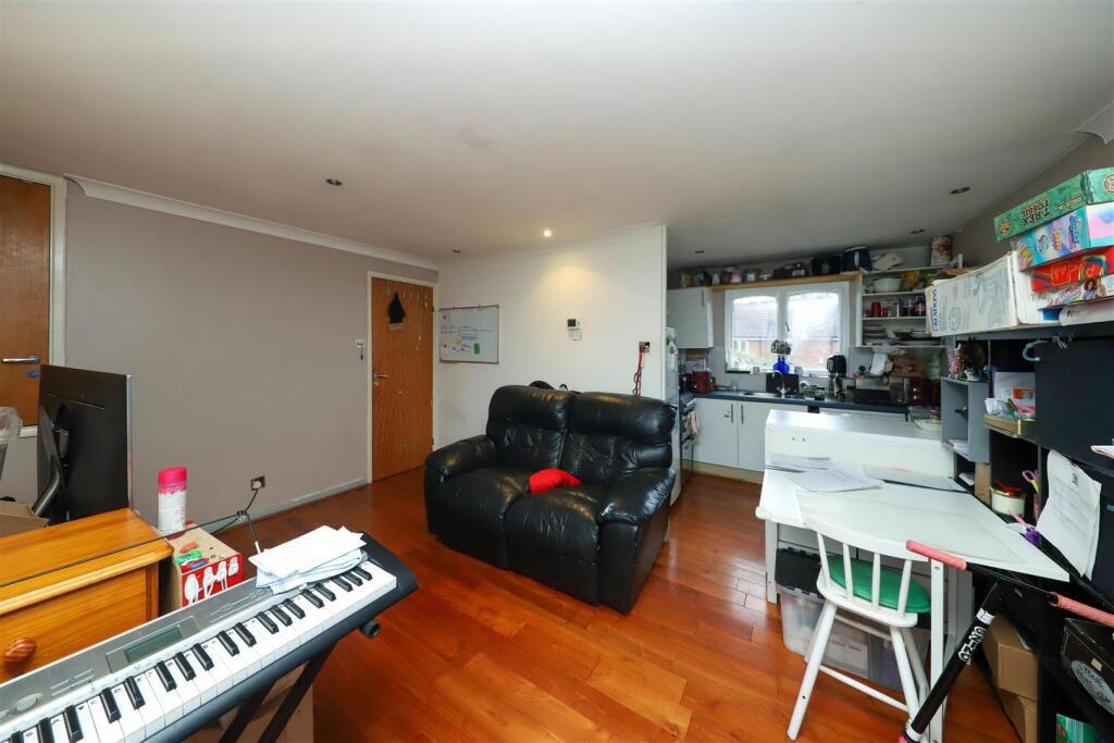 Open-plan living area, open plan living
