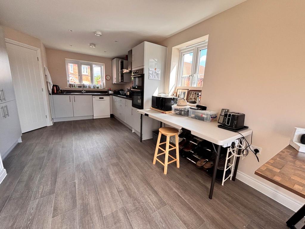 Open-plan living area, open plan living