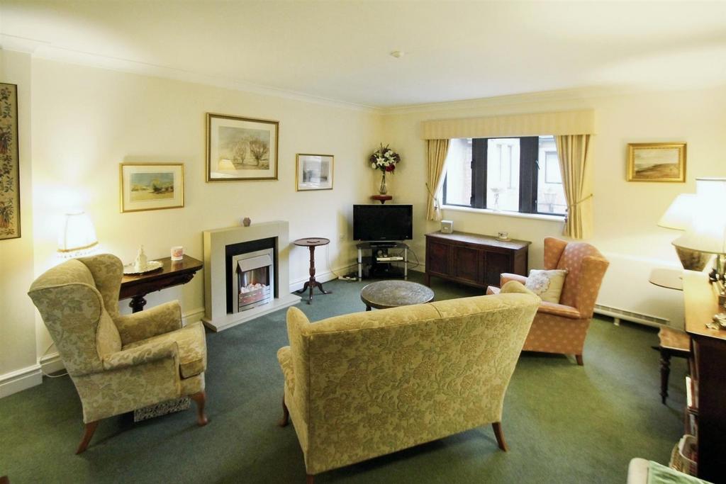 Living room, fireplace