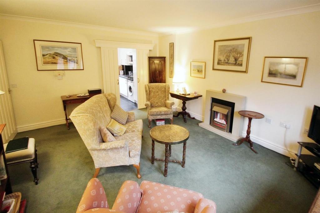 Living room, fireplace