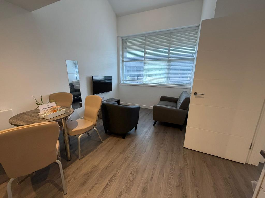 Open-plan living area