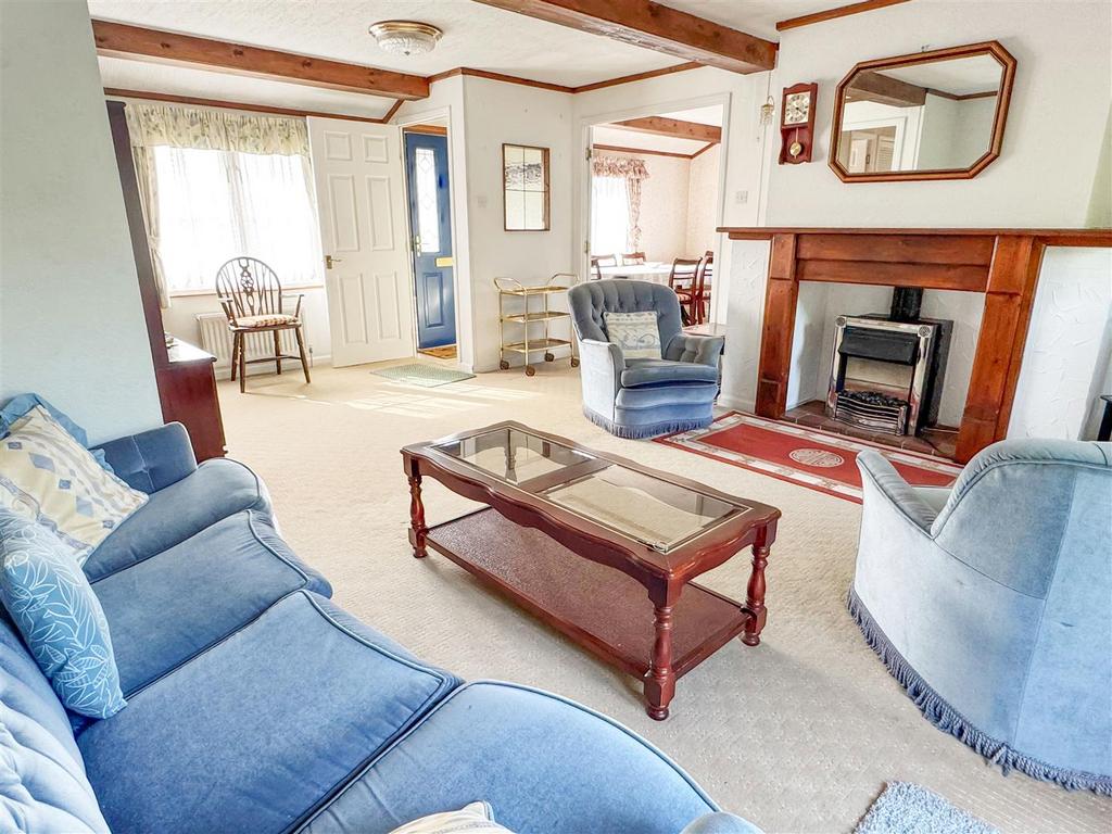 Living room, fireplace