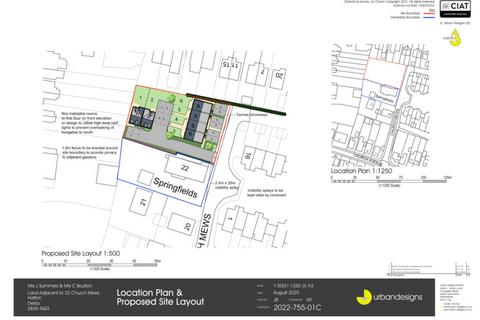 Land for sale, Church Mews, Hatton