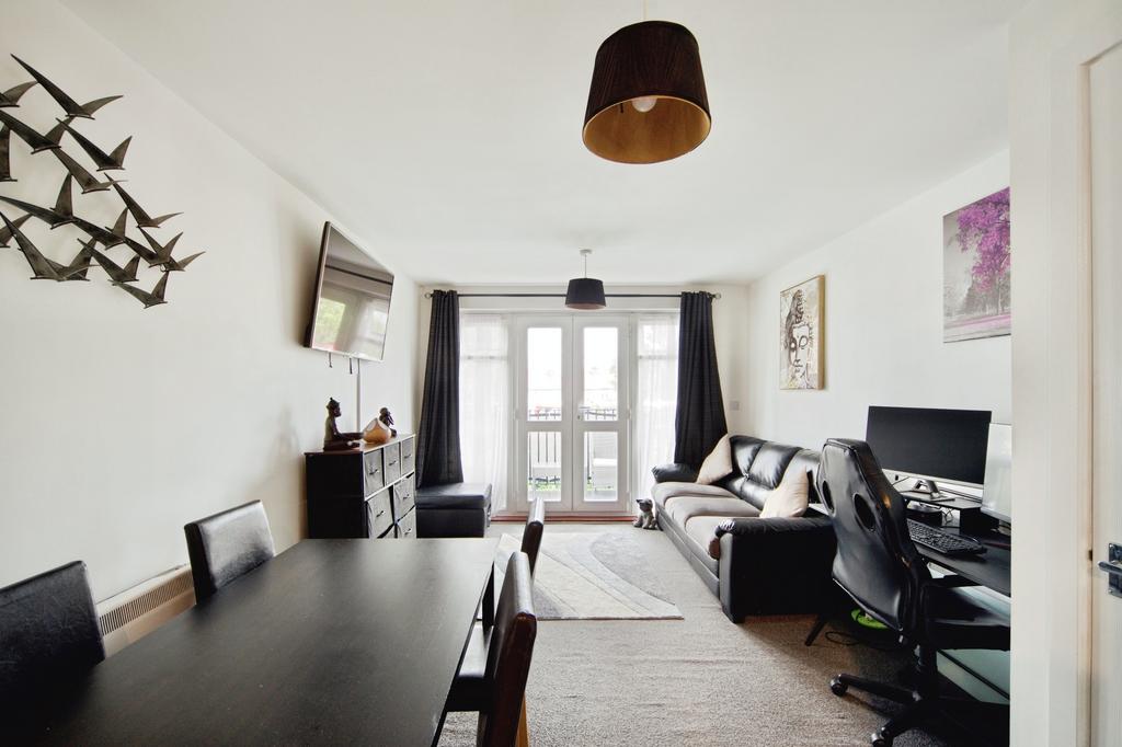Open-plan living area, open plan living