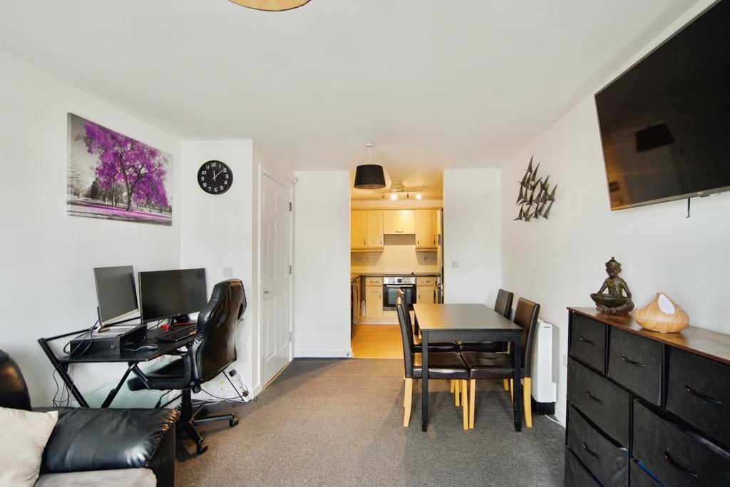 Open-plan living area, open plan living