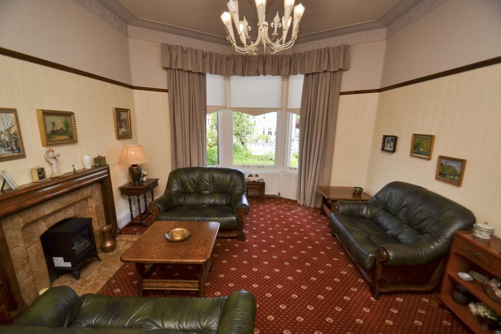 Living room, fireplace