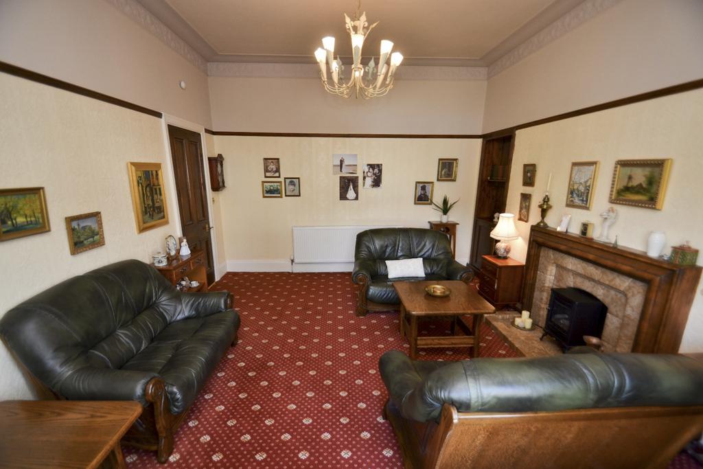 Living room, fireplace