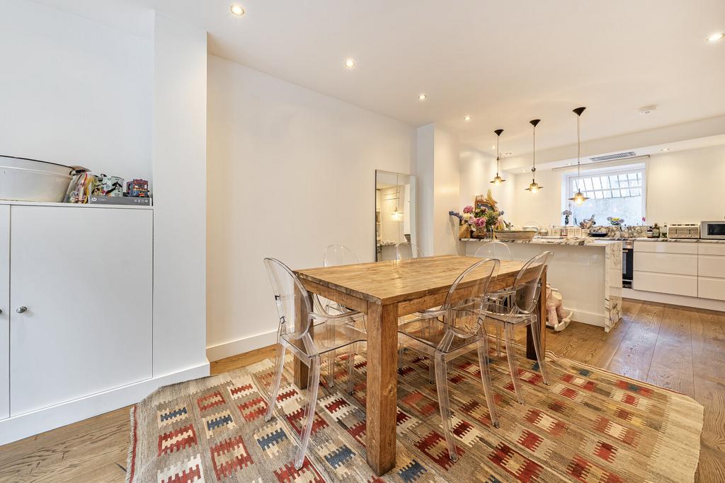 Open-plan living area, open plan living