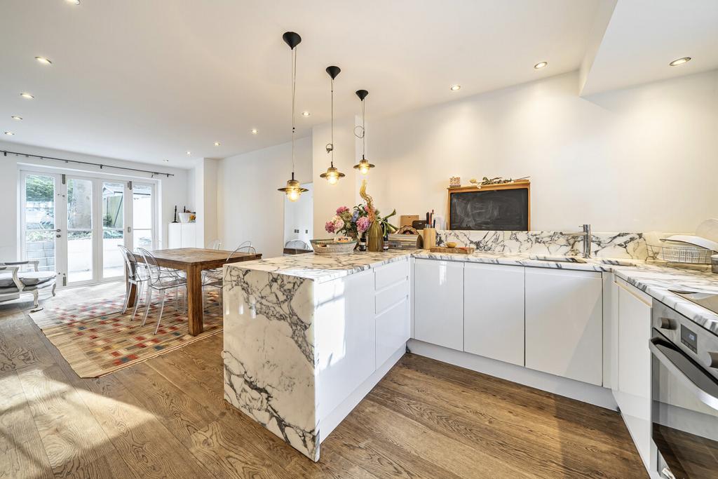 Open-plan living area, open plan living