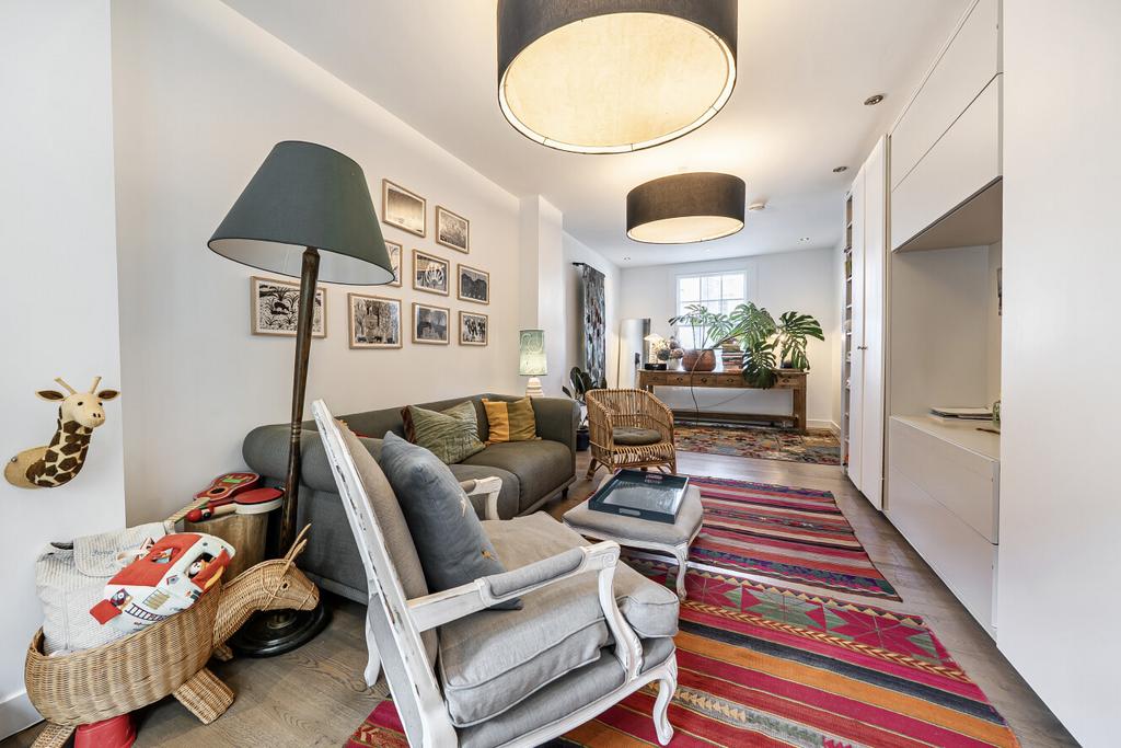Open-plan living area, open plan living