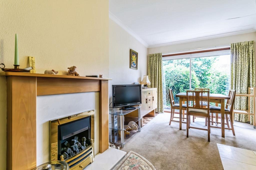 Living room, fireplace