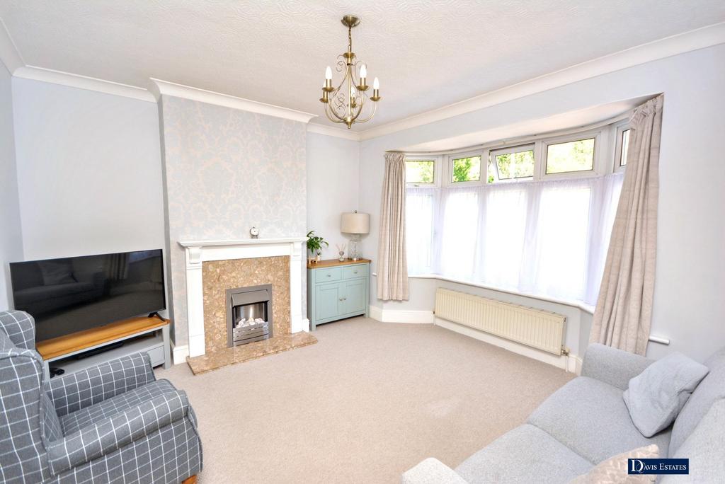Living room, fireplace