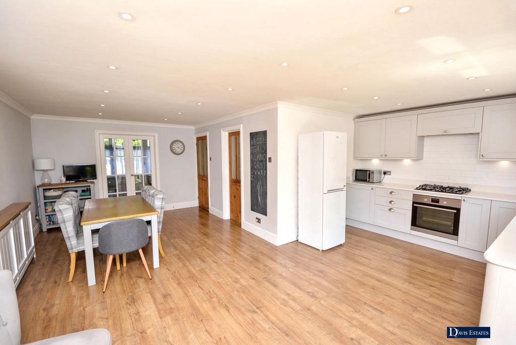 Open-plan living area, open plan living
