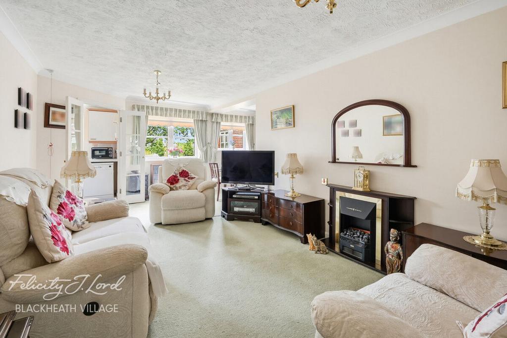 Living room, fireplace